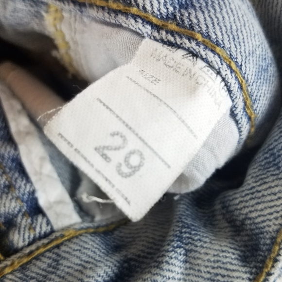 Vintage High Waist Mom Jeans Cropped 29 - Picture 5 of 5